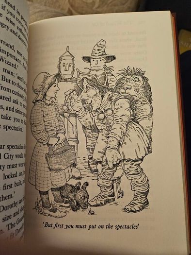 The Wizard Of Oz Vintage 1980 Illustrated Edition Hardback In Good Condition.  See Photos For Same.