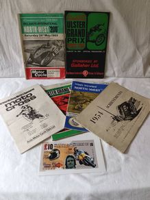 60's & 70's Irish Motorbike Racing Programs