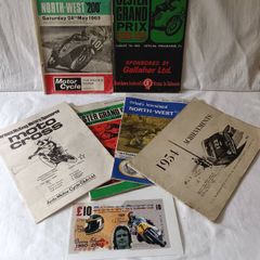 60's & 70's Irish Motorbike Racing Programs