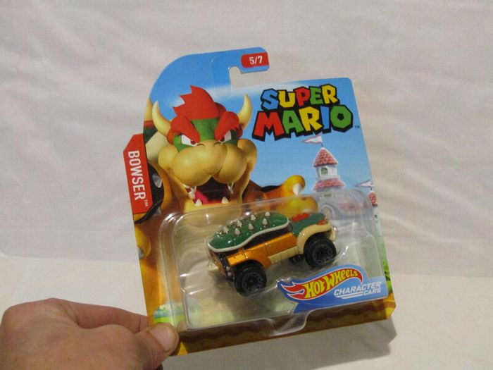 Hot Wheels Super Mario Bros Character Cars Complete Set Of 7 Diecast Cars Brand New Sealed