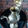 Antique Middle Eastern Arabic Brass Coffee Pot Image 4