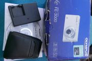 Olympus FE-3000 10MP 3X Digital Compact Camera - Tested - Working
