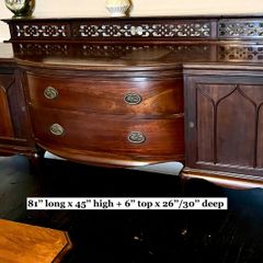 Antique mahogany sideboard