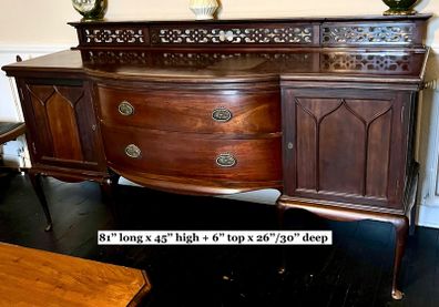 Antique mahogany sideboard