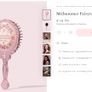 Flower Knows Midsummer Fairytale Paddle Brush in Pink Image 6