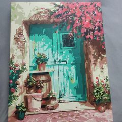 Framed painting for sale. Hand-painted.
