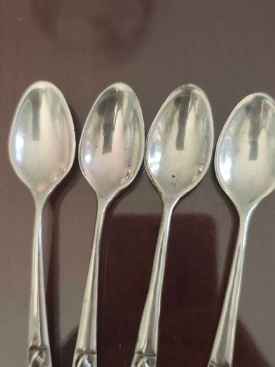 Solid silver Mexico floral teaspoon