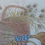 Large 19.75 Inch Long Glass Centerpiece Placemat / Bread Loaf Chop Board Image 9