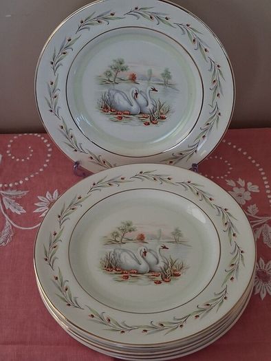 Arklow "Swanlake" dinner plates