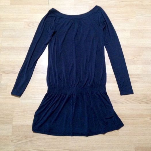 DKNY oversized black mini dress