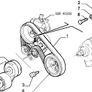 Alternator Belt (Alfa Romeo 2.0TS Engine) Image 2