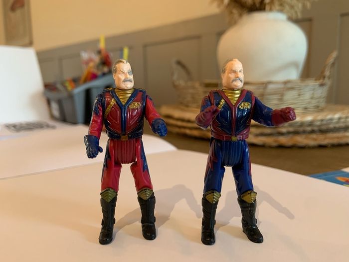 Vintage M.A.S.K. Miles & Maximus Mayhem Figures Kenner Buzzard 1980s