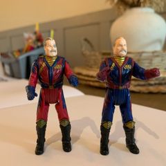 Vintage M.A.S.K. Miles & Maximus Mayhem Figures Kenner Buzzard 1980s