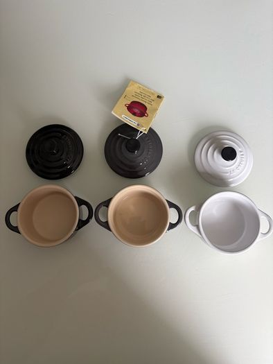 le creuset 3 mini cocottes