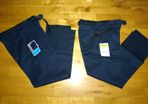 BNWT Boys senior navy school trousers x 2