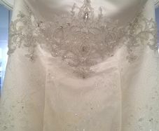 Ivory lace wedding dress