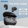 PHILIPS True Wireless Earphones Earbuds - Comfortable for iPhone/ Android, Built-in Microphone Sweat Wireless Headset, Wireless Headphones TAT2169 / New Image 5