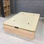 Oak Ottoman Storage Bed Stylish Space, Double size Image 2