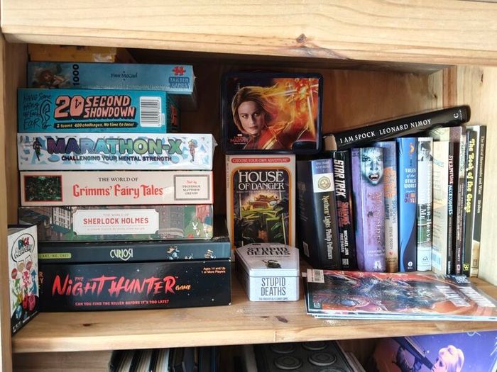 action figure, graphic novel, toys,books, VHS massive collection
