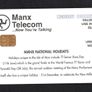 1998 Isle of Man UK5/ 55 units 1999 Calendar (Siemens - S35 (Module 35)) Phone Card Image 2