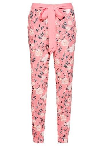 Brand new floral peach trousers by BodyFlirt size UK18/20 EUR46/48 Postage included