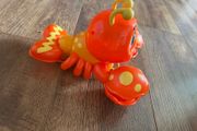 Lobster themed toddler pull along toy