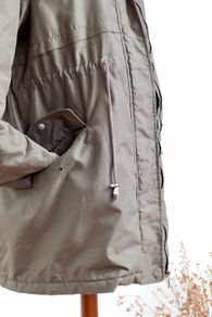 New look khaki parka jacket size UK 8 barely worn