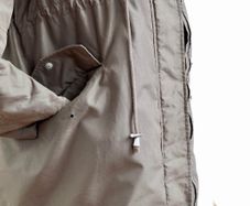 New look khaki parka jacket size UK 8 barely worn