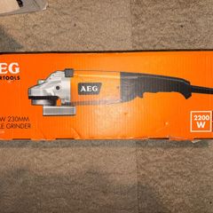 Large powerful angle grinder, 2200W, new in box