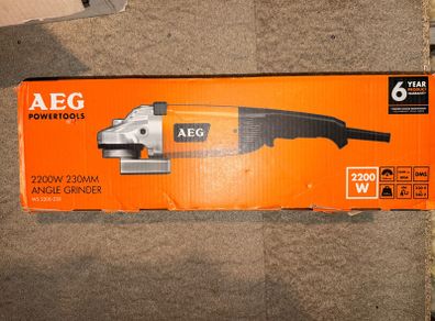 Large powerful angle grinder, 2200W, new in box