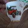 Vintage Argyle Bone China Dad Cup and Saucer Image 2