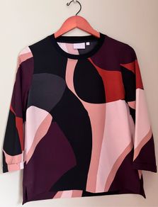 Ladies Black Patterned Top by Inwear