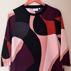 Ladies Black Patterned Top by Inwear