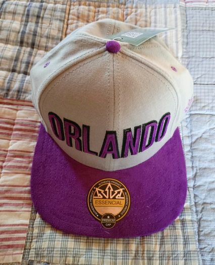 Orlando Baseball Cap With Flat Brim (brand New)