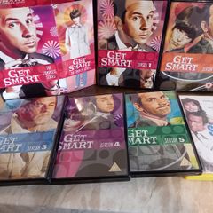 Get Smart Series 1-5 Complete Collection Dvd Boxset & Movie Get Smart Again Don Adams Vintage Comedy Show