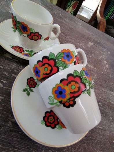 Vintage Brexton England tea cup set