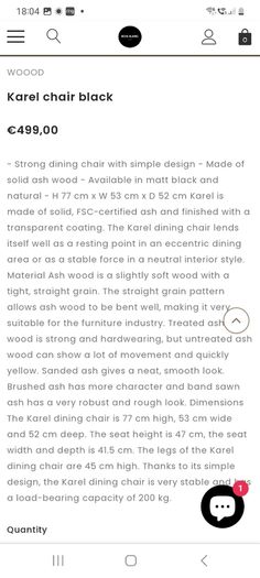 Designer chair