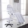 Adjustable Beauty Bed Massage Table 3 Section Leather Spa Treatment Bed with Headrest Image 5