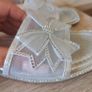 Slip on Silver Sandals, size 40 Image 2