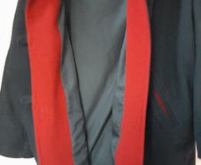Coat/jacket warm with hood  80% wool with hood