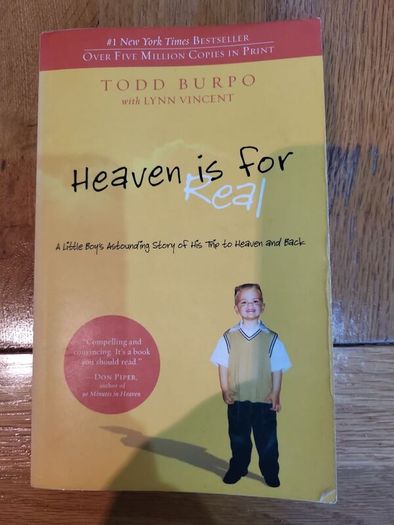 Heaven Is For Real Book Paperback