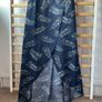 dress bnwt occasion dress navy patterned wrap effect dress size 10/12 Image 8