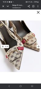 River Island Monogram heels