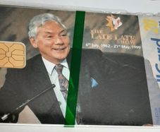 Mint call card Gay Byrne