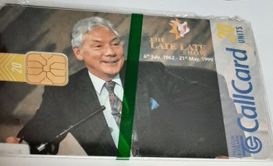 Mint call card Gay Byrne