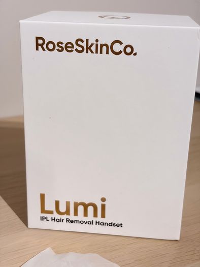 IPL hair removal handset