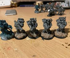 Warhammer 40k Space Wolves Long Fangs x 13
