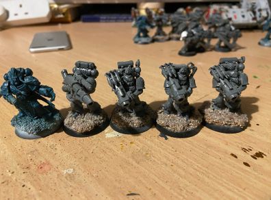 Warhammer 40k Space Wolves Long Fangs x 13