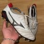 Mizuno Morelia Neo 3 Beta Made In Japan FG White/Black/Chinese Red Image 2