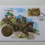 Leopard Afghanistan 1987 coin stamp cover Image 3